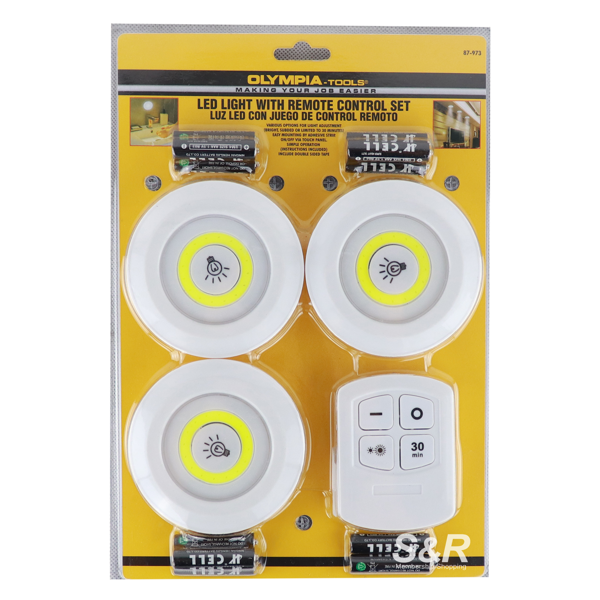 Olympia-tools LED Lights with Remote Control 1 set